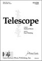 Telescope SSATB choral sheet music cover